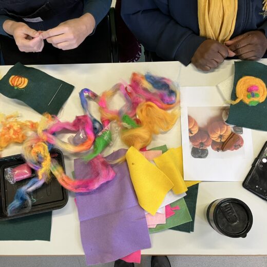 Felting session with Natasha Steer in Medway
